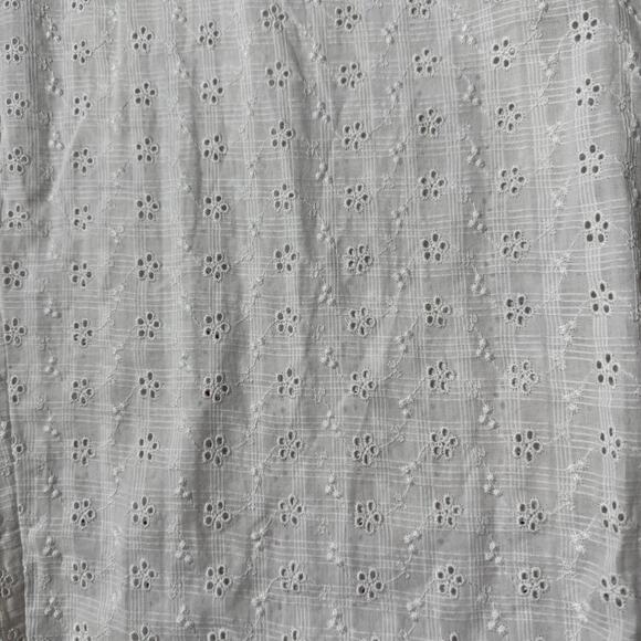 J.Crew Eyelet beach pant with tassels CA881 SZ XL White Beach Vacation Pool - Picture 5 of 10